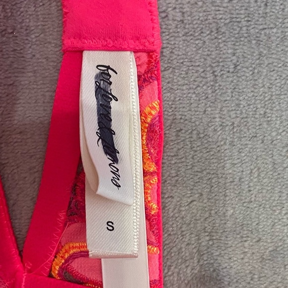 New! For love as lemons graphic hearts bustier bra pink 10124 - Picture 8 of 11